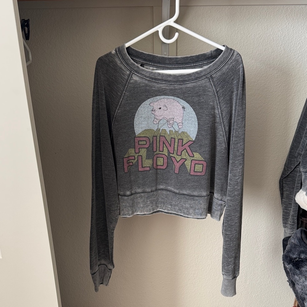 Recycled Karma Charcoal Pink Floyd Graphic Sweatshirt